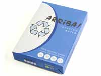 Unbranded Arriba A4 210x297mm recycled white paper, 80gsm