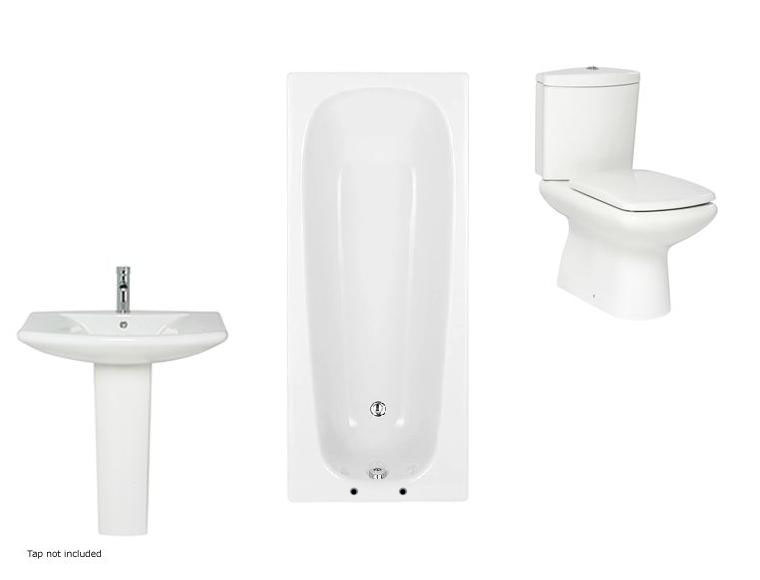 Unbranded Artis Suite Package C-s (basin wc steel bath)