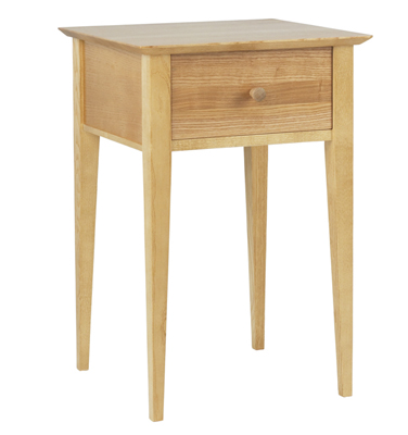 ASH NIGHT STAND WITH DRAWER CORNDELL METROPOLITAN