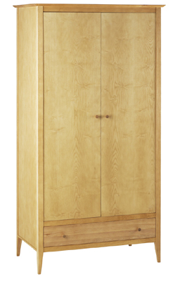 ASH WARDROBE DOUBLE - GOLD FINISH - CORNDELL