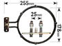 Atag/Bauknecht fan oven element