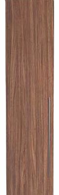 Unbranded Atlas 1 Door Tall Wardrobe - Walnut Effect