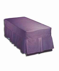 Aubergine Plain-Dyed Box Pleat Single Valance