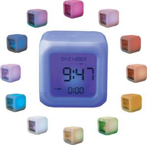 Aurora Colour Changing Mood Clock