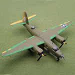 A detailed collector quality diecast replica of the B-26 Marauder `Gunga Din`. Each Armour Collectio