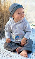 Babies Three-Piece Car Hoody Set