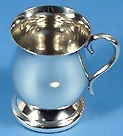 Hallmarked pewter tankard made in Sheffield, a per