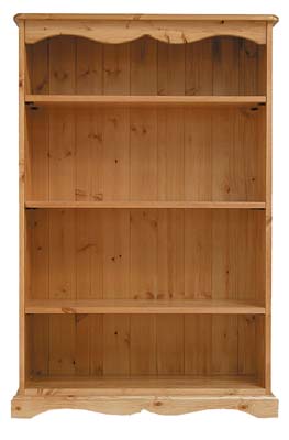 BADGER PINE BOOKCASE 4FT