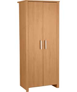 BAILEY 2 Door Wardrobe - Beech Effect