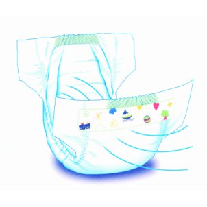 Unbranded BAMBO NAPPIES MINI BOX 180 NAPPIES