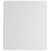 Dimensions: (L)500mm, Colour: White