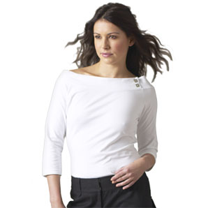 Bardot Top- White- Size 10