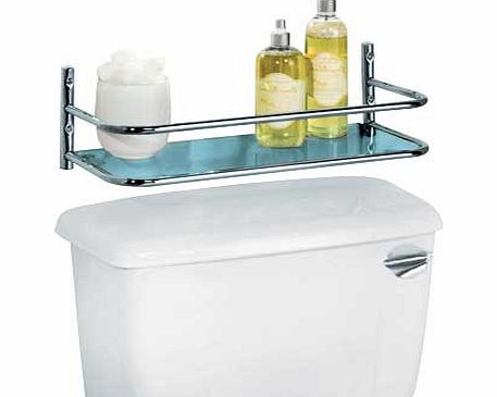 Unbranded Bathroom Over Cistern Shelf - Chrome