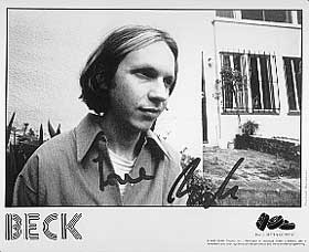 Beck autograph