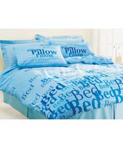 Includes duvet cover and 2 pillowcases. 50% polyes