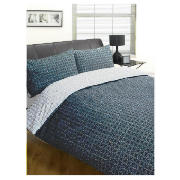 Unbranded Bedcrest duvet set geo, Kingsize