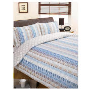 Unbranded Bedcrest duvet set stripe, Single