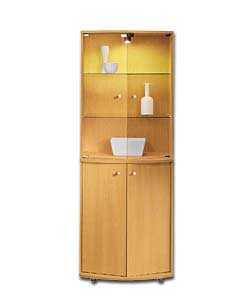 2 glass doors, 2 glass shelves and 1 partition she