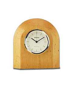 Beech Effect Mantel Clock