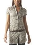 Unbranded Belted floral blouse