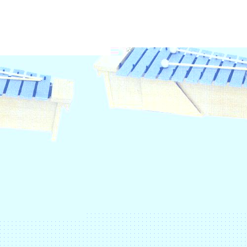 Quality Xylophone with wooden body and beaters. C1 to A2 keys