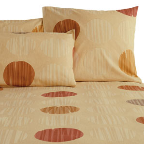 Caledonia Pillowcase- Sandstone- Square