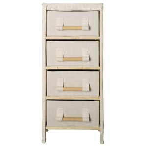 Calico Four Drawer Storage Unit