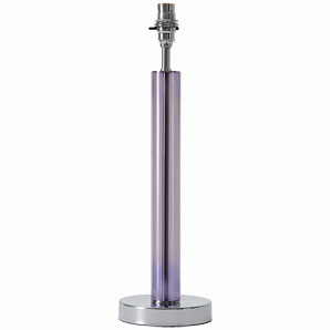 Candlestick Lamp Base- Aubergine