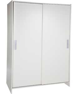 Unbranded Capella Sliding 2 Door Wardrobe - White