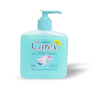 Cussons Carex Hand Wash removes dirt, germs and st