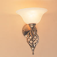 Carini Single Wall Light Antique Brass Finish