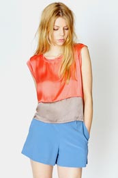 Unbranded Carrie Colour Block Blouse