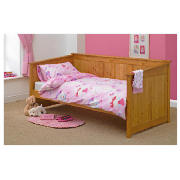 Unbranded Carrie Pine Day Bed, Honey With Simmons Mattress
