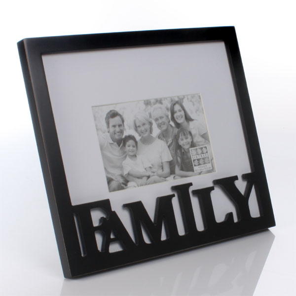 Unbranded Carved Wood Family Frame