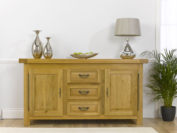 Unbranded Castillo Oak 2 Door 3 Drawer Sideboard