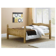 Unbranded Catarina Double Bed, Antique Pine And