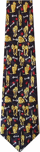 Cats Dinner Tie