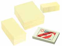 Unbranded CE yellow sticky notes, 102 x 76mm, 100 sheets