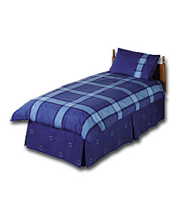 Century Single Valance Blue