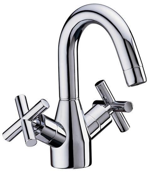 Unbranded Ceuta Cross Handle Basin Mixer