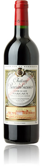 Unbranded Chandacirc;teau Rauzan-Gassies 2000 Margaux, 2andegrave;me Cru Classandeacute; (75cl)