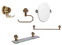 Charleston Gold Bathroom Accessory Pack