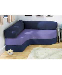 Charlie Foam Fold-Out Sofa - Blue