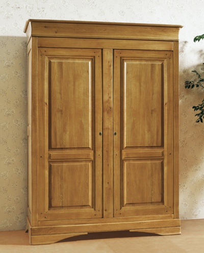 Unbranded Chateau Solid Oak Double Wardrobe