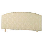 Unbranded Chatsworth Damask Double Headboard, Desert