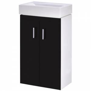 Unbranded Checkers 450mm Floor Standing Vanity Unit in