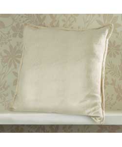 Unbranded Chenille Cushion - Cream