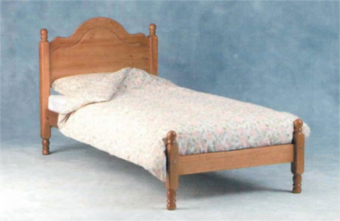 Chevron single bed