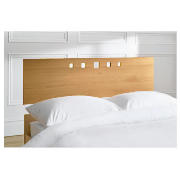 Unbranded Chino Double Headboard, Beech Effect Finish