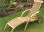   Great value hardwood loungerHardwood Lounger - 1